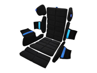 Juego de cojines/relleno para asientos de competición. Porsche 992.1 GT3 CUP 4.0L Modelo 2021 - 9F1881441D, 9F1881441T, 9F1881441P, 9F1881441G, 9F1881441E, 9F1881441K